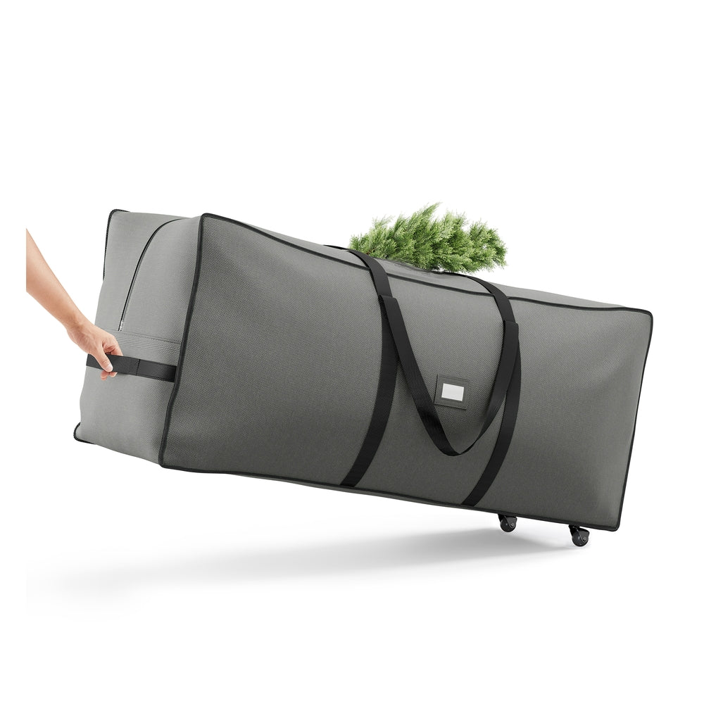 Christmas Tree Storage Bag with 1.6-Inch Wheels - Dove Gray - 48"L x 16"W x 20"H