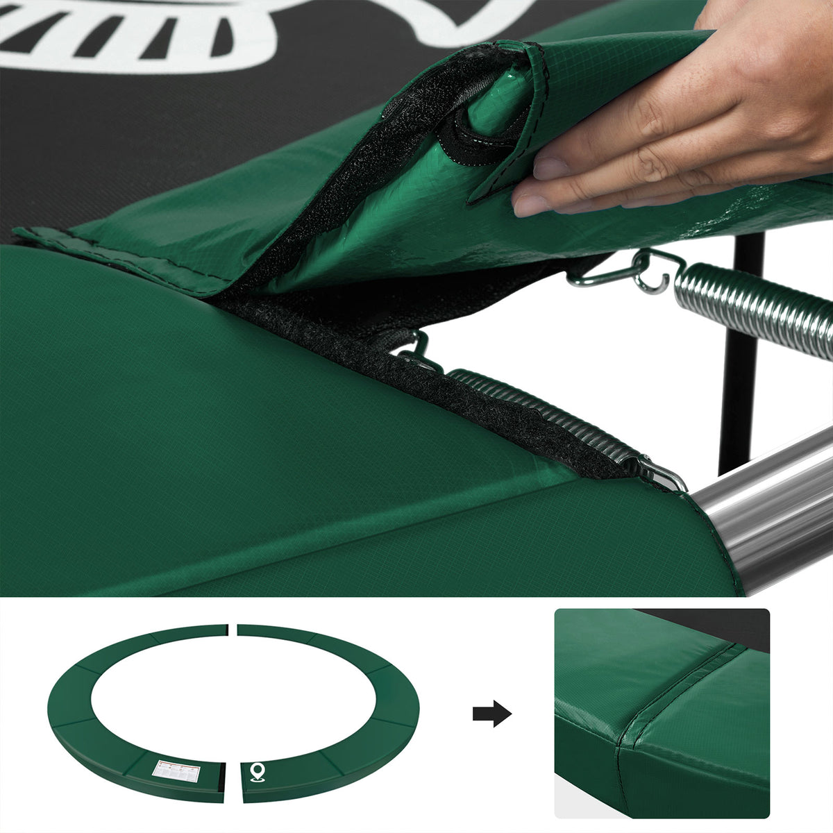 12 Feet Replacement Trampoline Safety Pad - Removable - 12 ft (366 cm) Dia.