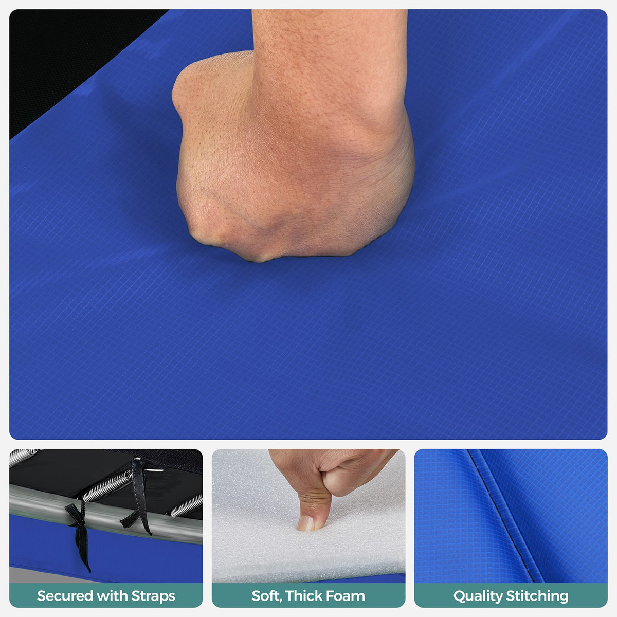Replacement Trampoline Safety Pad - 14 ft - Waterproof Cover