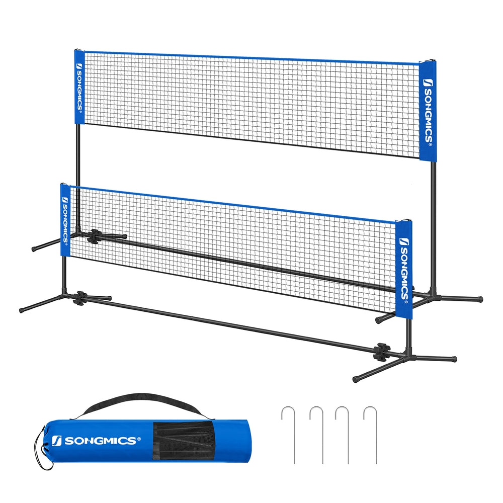 Black Badminton Net - Blue 16.4 ft