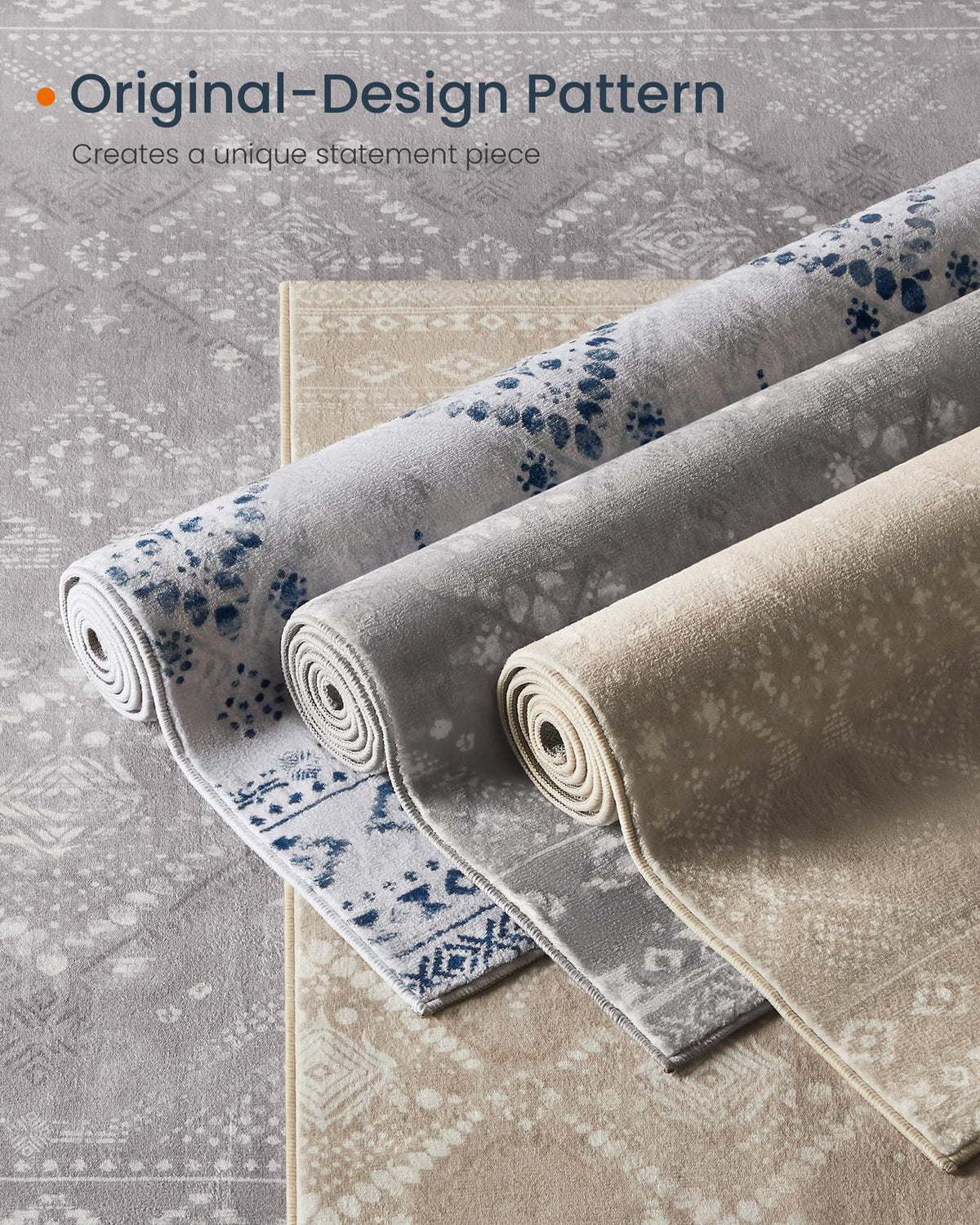 Area Rug - 3x5 ft - Non-Slip - Machine Washable