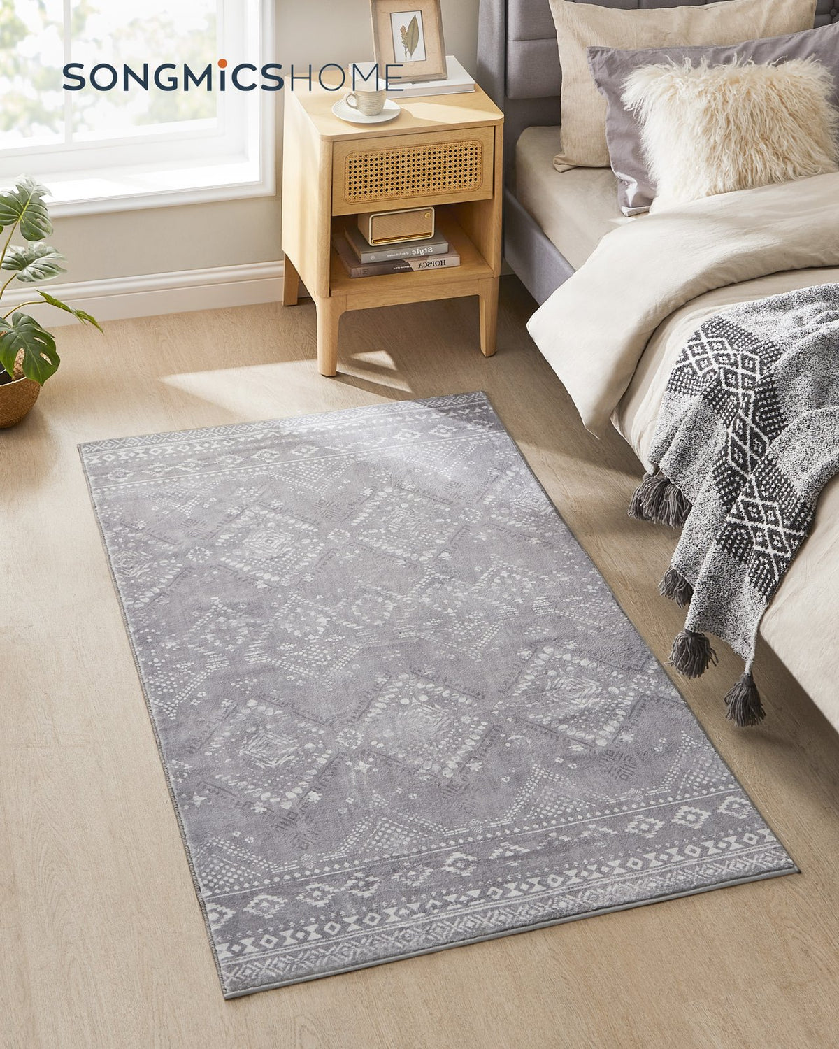 Area Rug - 3x5 ft - Non-Slip - Machine Washable