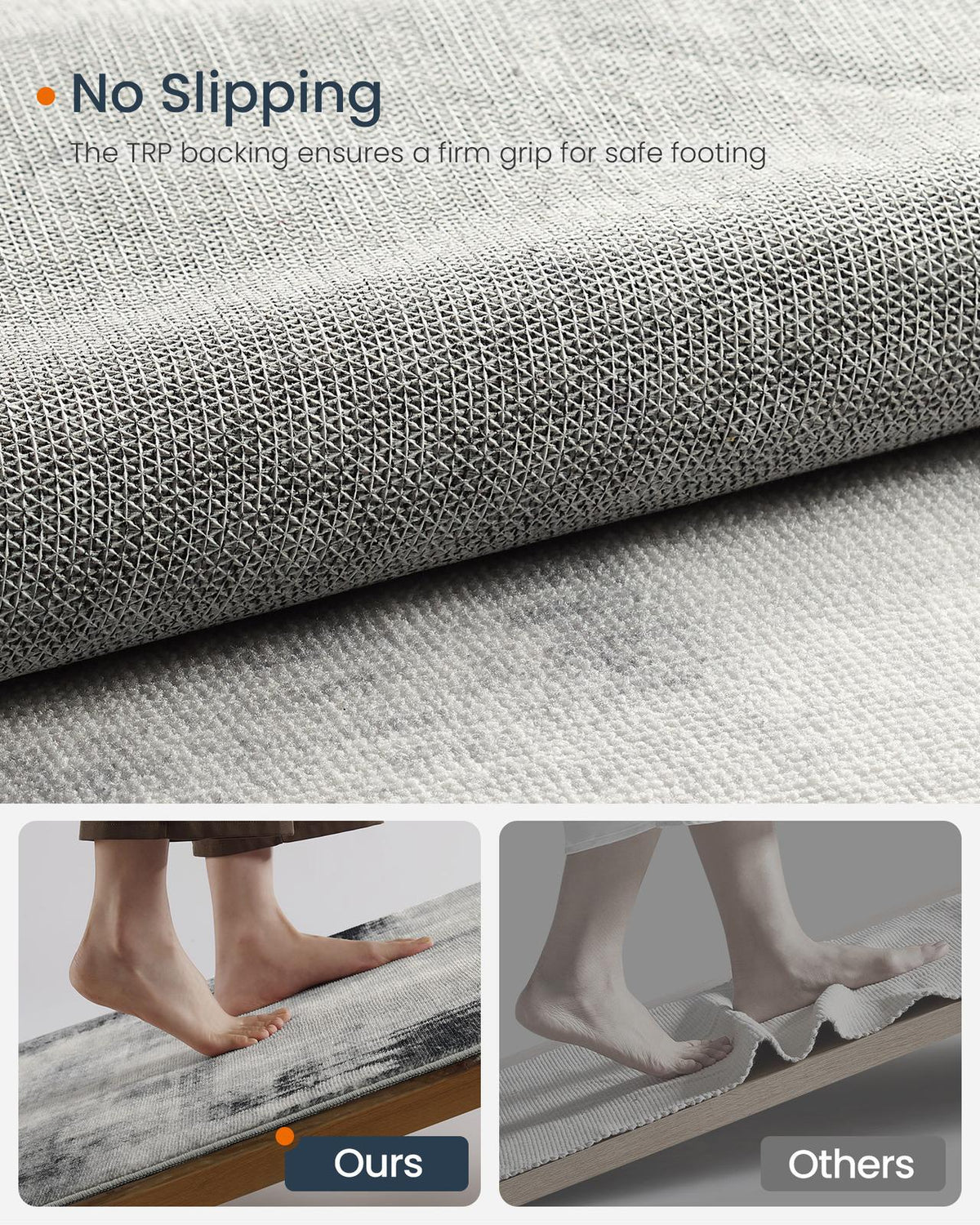 2x3 Ft Area Rug - Modern Abstract Style - Dove Gray