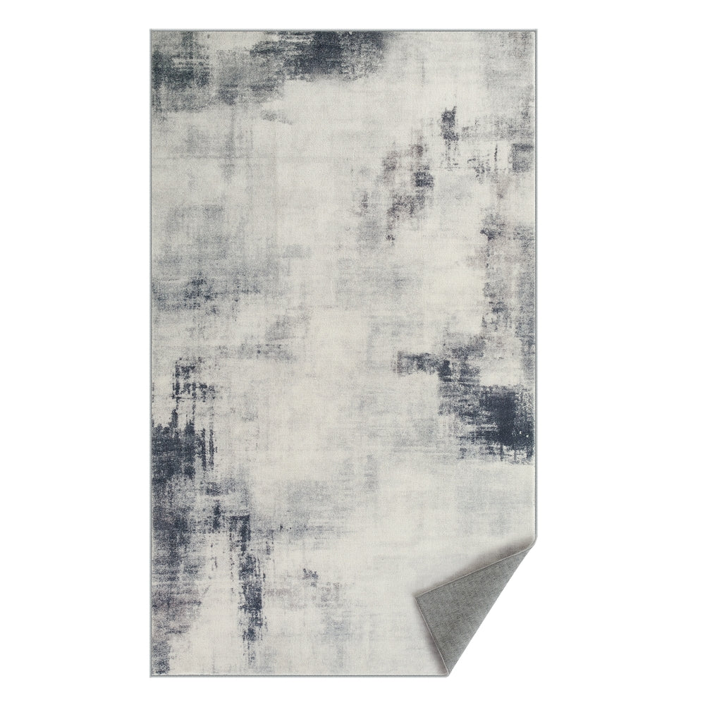 2x3 Ft Area Rug - Modern Abstract Style - Dove Gray (UTAR072G01)