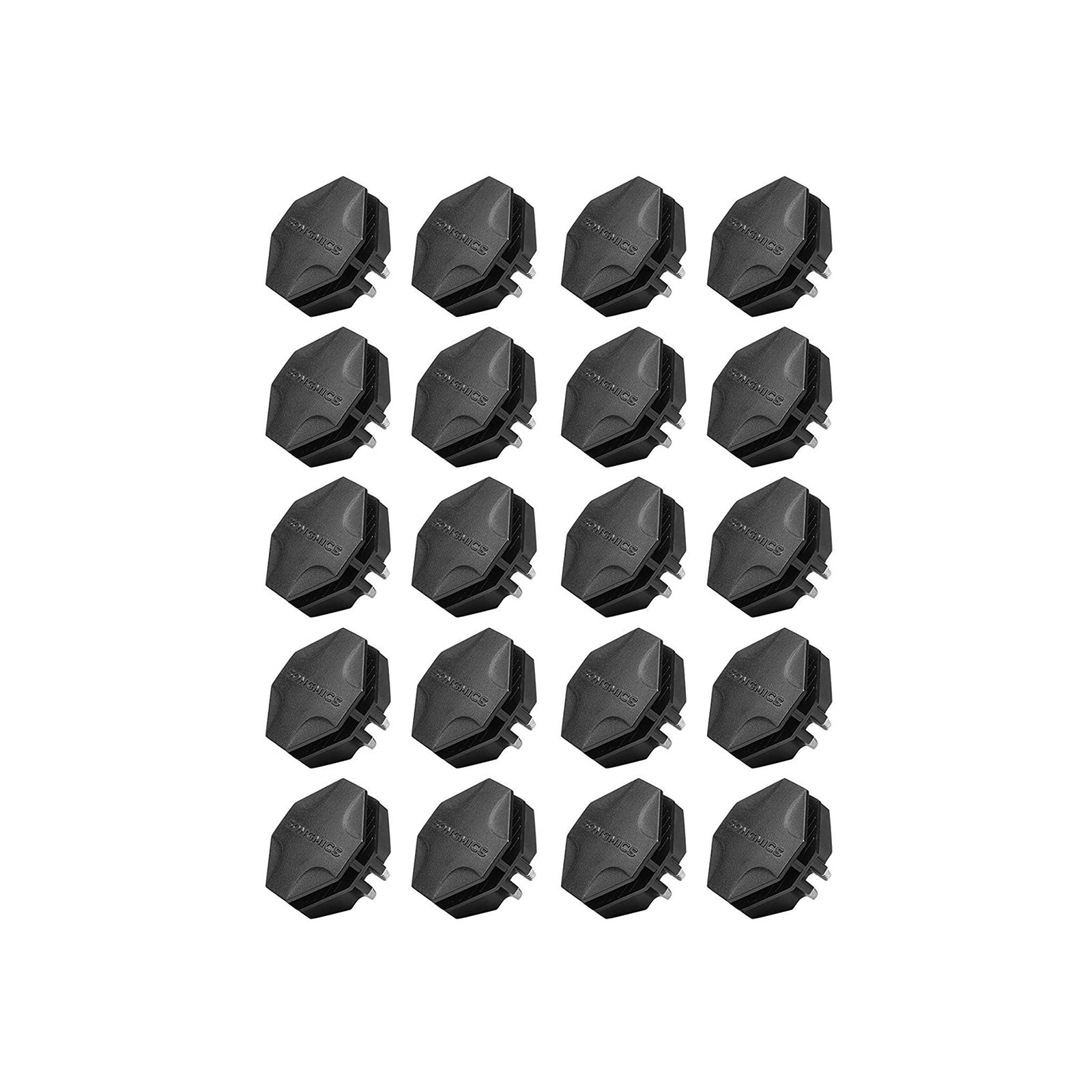 Plastic Connectors for DIY Wire Cube Storage Unit - 20 Pieces